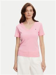 T-SHIRT NEW CODY WW0WW40584 ΡΟΖ SLIM FIT TOMMY HILFIGER