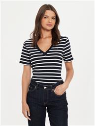 T-SHIRT NEW CODY WW0WW40584 ΣΚΟΥΡΟ ΜΠΛΕ SLIM FIT TOMMY HILFIGER