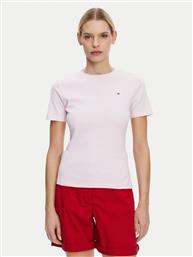 T-SHIRT NEW CODY WW0WW40587 ΡΟΖ REGULAR FIT TOMMY HILFIGER