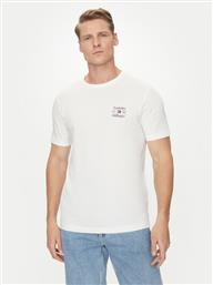 T-SHIRT STACK MW0MW38622 ΛΕΥΚΟ REGULAR FIT TOMMY HILFIGER