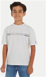 T-SHIRT STRIPE CHEST KB0KB09105 ΓΚΡΙ REGULAR FIT TOMMY HILFIGER