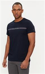 T-SHIRT STRIPE CHEST MW0MW34428 ΣΚΟΥΡΟ ΜΠΛΕ SLIM FIT TOMMY HILFIGER