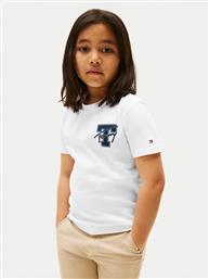 T-SHIRT VARSITY GRAPHIC KB0KB09868 ΛΕΥΚΟ REGULAR FIT TOMMY HILFIGER