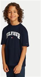 T-SHIRT VARSITY KB0KB09533 ΣΚΟΥΡΟ ΜΠΛΕ REGULAR FIT TOMMY HILFIGER