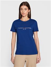 T-SHIRT WW0WW28681 ΣΚΟΥΡΟ ΜΠΛΕ REGULAR FIT TOMMY HILFIGER