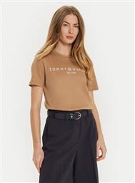 T-SHIRT WW0WW40276 ΜΠΕΖ REGULAR FIT TOMMY HILFIGER