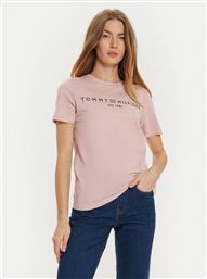 T-SHIRT WW0WW40276 ΡΟΖ REGULAR FIT TOMMY HILFIGER