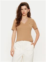 T-SHIRT WW0WW40584 ΜΠΕΖ SLIM FIT TOMMY HILFIGER
