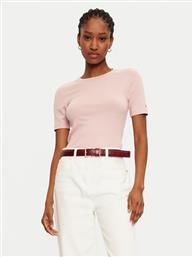 T-SHIRT WW0WW43918 ΡΟΖ SLIM FIT TOMMY HILFIGER