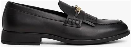 TH CHAIN FRINGE LEATHER LOAFER TOMMY HILFIGER