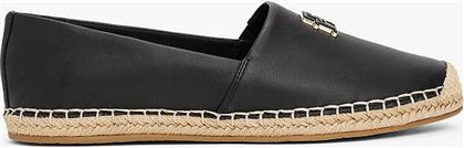 TH LOGO LEATHER ESPADRILLE TOMMY HILFIGER