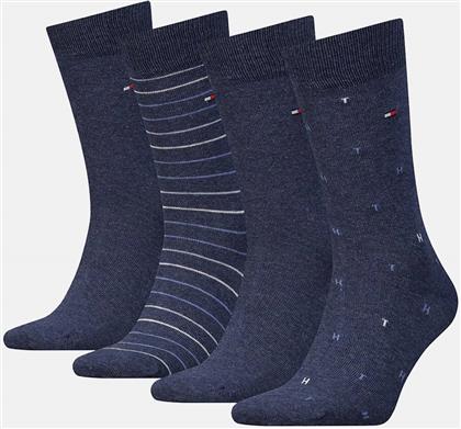 TH MEN SOCK 4P TIN GIFTBOX TOMMY HILFIGER