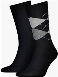 TH MEN SOCK CHECK 2P TOMMY HILFIGER