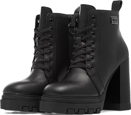 TJW HIGH HEEL LACE UP BOOT EN0EN02408 - THBDS TOMMY HILFIGER