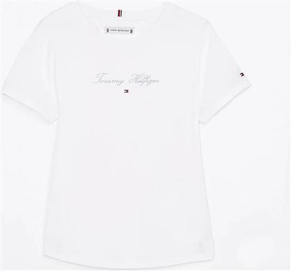 TOMMY SCRIPT SLIM TEE SS TOMMY HILFIGER