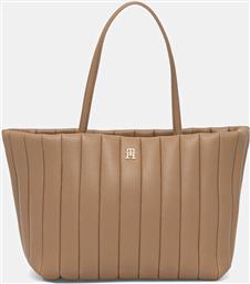 ΤΣΑΝΤΑ ΧΡΩΜΑ: ΜΠΕΖ, AW0AW17670 TOMMY HILFIGER