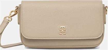 ΤΣΑΝΤΑ ΧΡΩΜΑ: ΜΠΕΖ, AW0AW17677 TOMMY HILFIGER