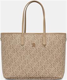 ΤΣΑΝΤΑ ΧΡΩΜΑ: ΜΠΕΖ, AW0AW17696 TOMMY HILFIGER