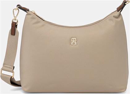 ΤΣΑΝΤΑ ΧΡΩΜΑ: ΜΠΕΖ, AW0AW17937 TOMMY HILFIGER