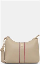 ΤΣΑΝΤΑ ΧΡΩΜΑ: ΜΠΕΖ, AW0AW18000 TOMMY HILFIGER
