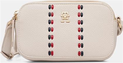 ΤΣΑΝΤΑ ΧΡΩΜΑ: ΜΠΕΖ, AW0AW18153 TOMMY HILFIGER