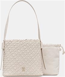 ΤΣΑΝΤΑ ΧΡΩΜΑ: ΜΠΕΖ, AW0AW18160 TOMMY HILFIGER