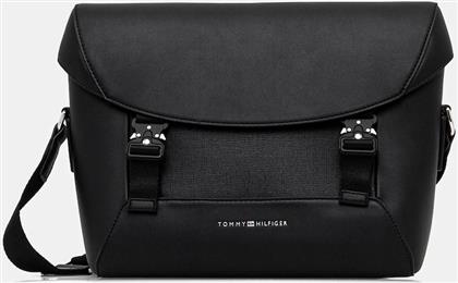 ΤΣΑΝΤΑ ΧΡΩΜΑ: ΜΑΥΡΟ, AM0AM13639 TOMMY HILFIGER