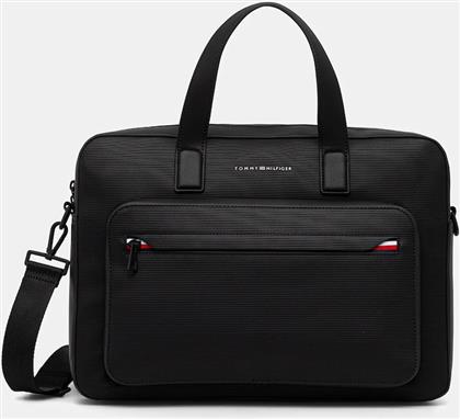 ΤΣΑΝΤΑ ΧΡΩΜΑ: ΜΑΥΡΟ, AM0AM13991 TOMMY HILFIGER