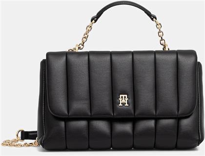 ΤΣΑΝΤΑ ΧΡΩΜΑ: ΜΑΥΡΟ, AW0AW17669 TOMMY HILFIGER