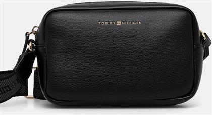 ΤΣΑΝΤΑ ΧΡΩΜΑ: ΜΑΥΡΟ, AW0AW17689 TOMMY HILFIGER
