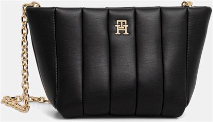 ΤΣΑΝΤΑ ΧΡΩΜΑ: ΜΑΥΡΟ, AW0AW17690 TOMMY HILFIGER