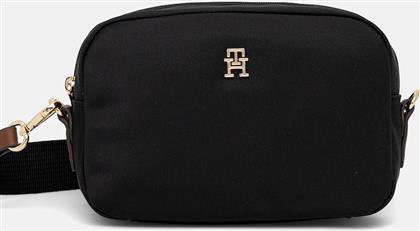 ΤΣΑΝΤΑ ΧΡΩΜΑ: ΜΑΥΡΟ, AW0AW17704 TOMMY HILFIGER