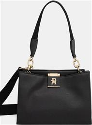 ΤΣΑΝΤΑ ΧΡΩΜΑ: ΜΑΥΡΟ, AW0AW17722 TOMMY HILFIGER