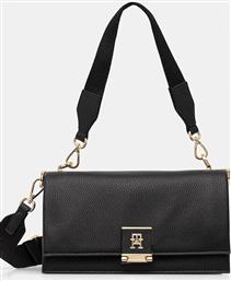 ΤΣΑΝΤΑ ΧΡΩΜΑ: ΜΑΥΡΟ, AW0AW17726 TOMMY HILFIGER