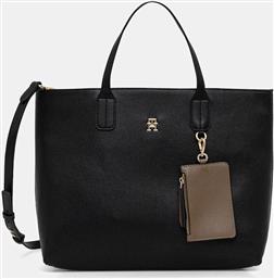 ΤΣΑΝΤΑ ΧΡΩΜΑ: ΜΑΥΡΟ, AW0AW18122 TOMMY HILFIGER