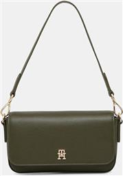ΤΣΑΝΤΑ ΧΡΩΜΑ: ΠΡΑΣΙΝΟ, AW0AW17677 TOMMY HILFIGER