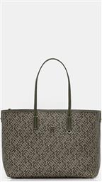 ΤΣΑΝΤΑ ΧΡΩΜΑ: ΠΡΑΣΙΝΟ, AW0AW17696 TOMMY HILFIGER