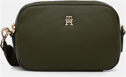ΤΣΑΝΤΑ ΧΡΩΜΑ: ΠΡΑΣΙΝΟ, AW0AW17702 TOMMY HILFIGER