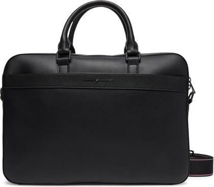 ΤΣΑΝΤΑ ΓΙΑ LAPTOP TH CORP COMPUTER BAG AM0AM13222 ΜΑΥΡΟ TOMMY HILFIGER