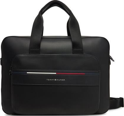 ΤΣΑΝΤΑ ΓΙΑ LAPTOP TH FOUNDATION COMPUTER BAG AM0AM13198 ΜΑΥΡΟ TOMMY HILFIGER