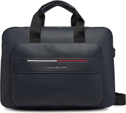 ΤΣΑΝΤΑ ΓΙΑ LAPTOP TH FOUNDATION COMPUTER BAG AM0AM13198 ΣΚΟΥΡΟ ΜΠΛΕ TOMMY HILFIGER