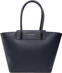 ΤΣΑΝΤΑ NEW TOMMY TOTE AW0AW11896 ΣΚΟΥΡΟ ΜΠΛΕ TOMMY HILFIGER