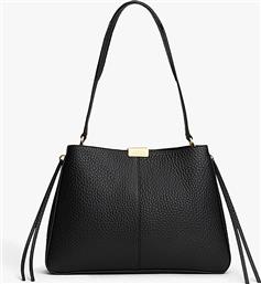 ΤΣΑΝΤΑ ΩΜΟΥ ΜΕ ΜΕΤΑΛΛΙΚΟ ΛΟΓΟΤΥΠΟ ''CASUAL'' - AW0AW17661 ΜΑΥΡΟ TOMMY HILFIGER