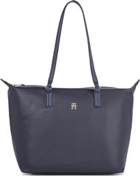 ΤΣΑΝΤΑ POPPY PLUS TOTE AW0AW15856 ΣΚΟΥΡΟ ΜΠΛΕ TOMMY HILFIGER