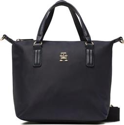 ΤΣΑΝΤΑ POPPY SMALL TOTE AW0AW14476 ΣΚΟΥΡΟ ΜΠΛΕ TOMMY HILFIGER από το MODIVO