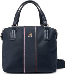 ΤΣΑΝΤΑ POPPY SMALL TOTE CORP AW0AW17204 ΣΚΟΥΡΟ ΜΠΛΕ TOMMY HILFIGER