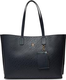 ΤΣΑΝΤΑ TH DISTINCT TOTE MONO AW0AW17195 ΣΚΟΥΡΟ ΜΠΛΕ TOMMY HILFIGER