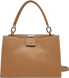 ΤΣΑΝΤΑ TH HER MINI TOTE AW0AW17190 ΚΑΦΕ TOMMY HILFIGER