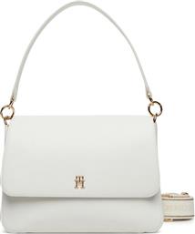 ΤΣΑΝΤΑ TH JOY SHOULDER BAG AW0AW16815 ΛΕΥΚΟ TOMMY HILFIGER