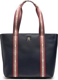 ΤΣΑΝΤΑ TOMMY LIFE SHOPPER AW0AW14218 ΣΚΟΥΡΟ ΜΠΛΕ TOMMY HILFIGER από το EPAPOUTSIA